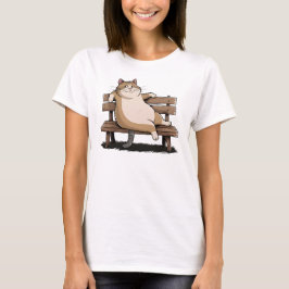 Camiseta Cat The Bench Sitter