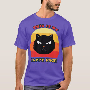 Camiseta Cat this is my happy face