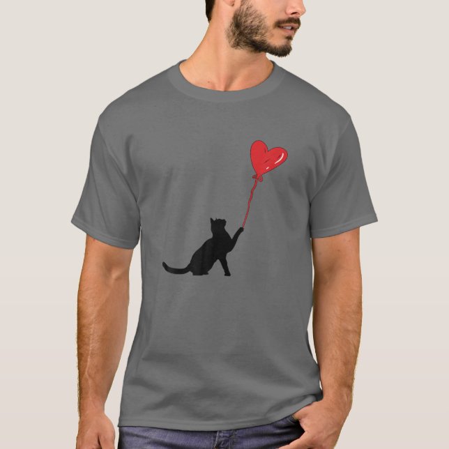 Camiseta Cat Toy El día de San Valentín Guay V-Day Para Los (Anverso)