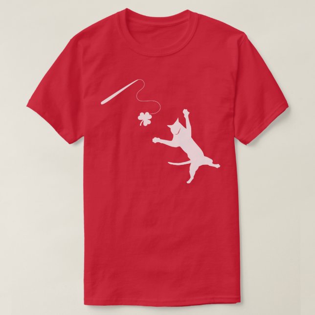 Camiseta Cat Toy Shamrock (Diseño del anverso)
