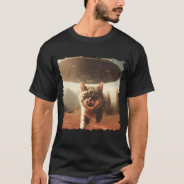 Camiseta Cat UFO Selfie: Invasion / Herren Tshirt #3