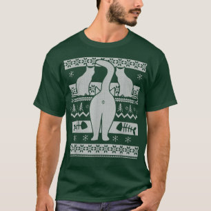 Camiseta Cat Ugly Christmas Funny Kitten Kitty Pet Lovers X