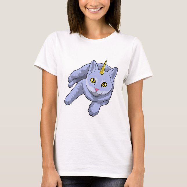 Camiseta Cat Unicorn (Anverso)