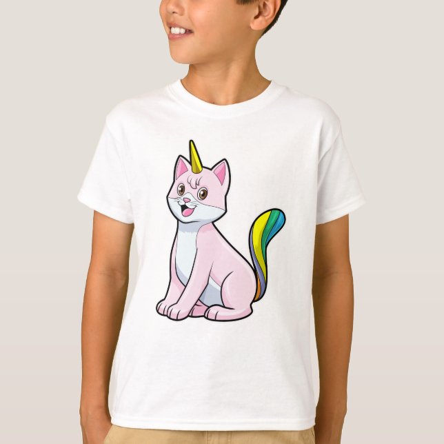 Camiseta Cat Unicorn (Anverso)