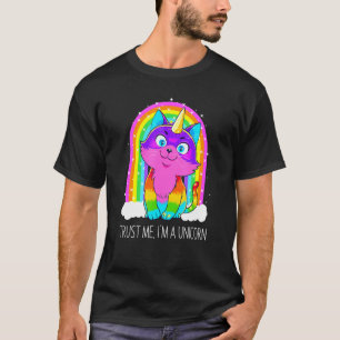 Camiseta Cat Unicorn Rainbow Caticorn Kittycorn Birthday Gi