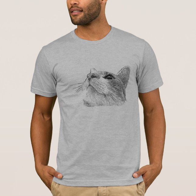 Camiseta Cat Up tee in lights (Anverso)