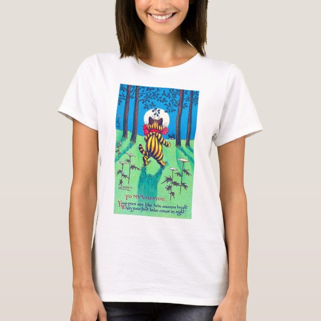 Camiseta Cat Valentine, Louis Wain (Anverso)