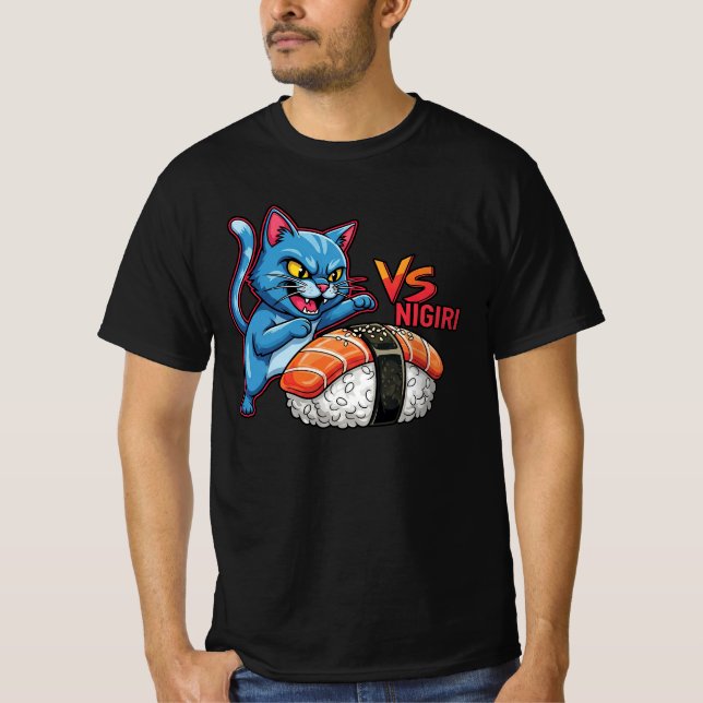 Camiseta Cat vs Nigiri (Anverso)
