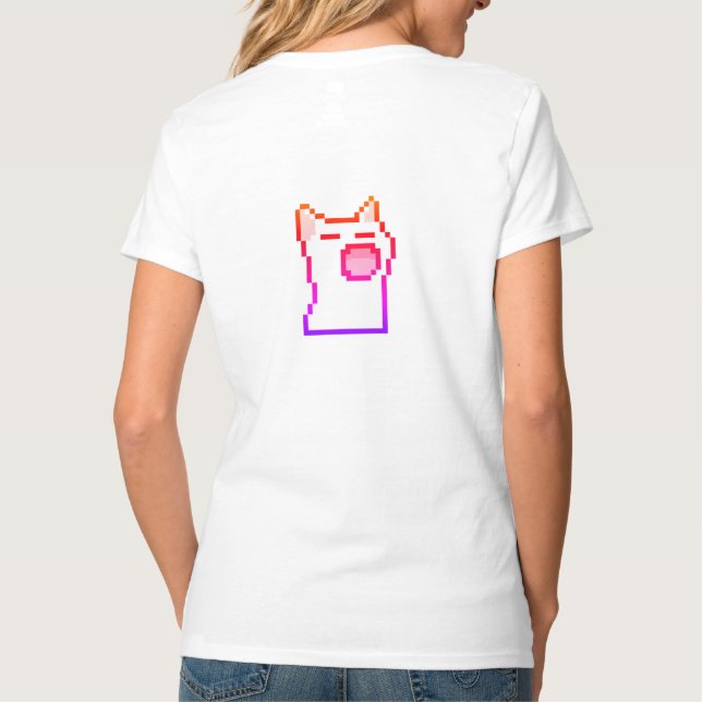 Camiseta Cat w (Reverso)