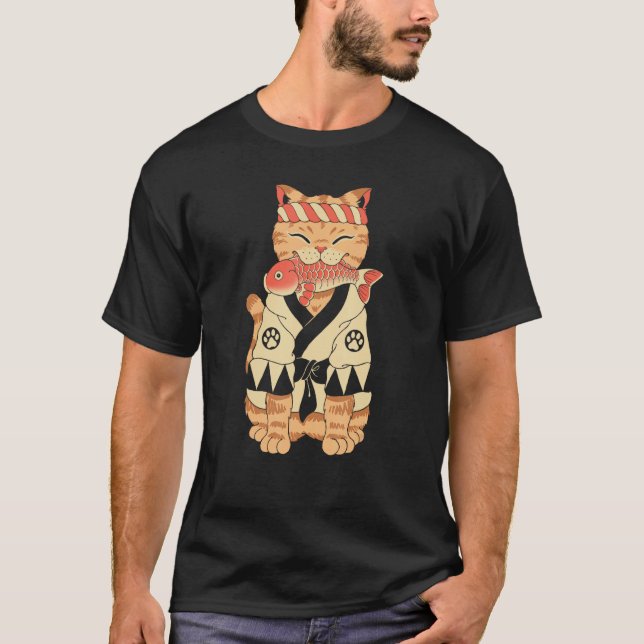 Camiseta Cat Warrior Meowster (Anverso)