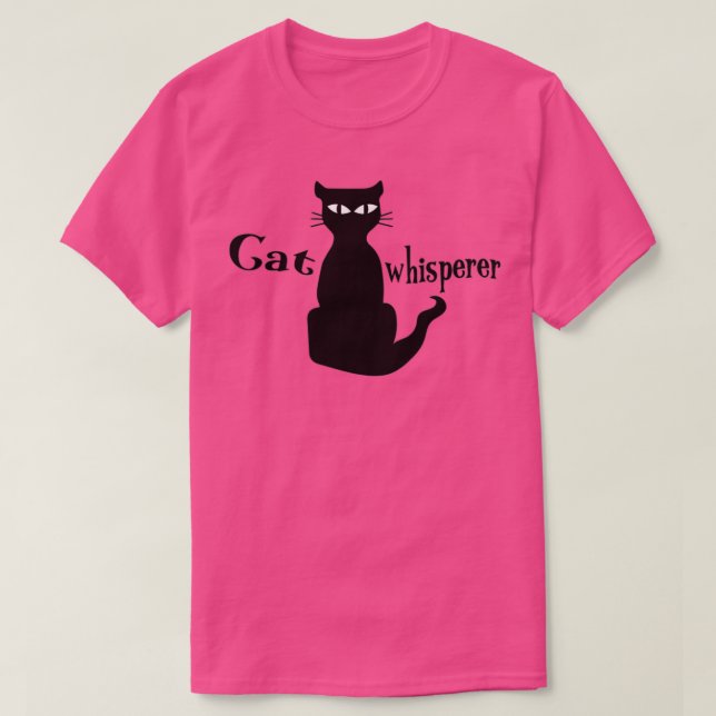 Camiseta Cat Whisperer (Diseño del anverso)