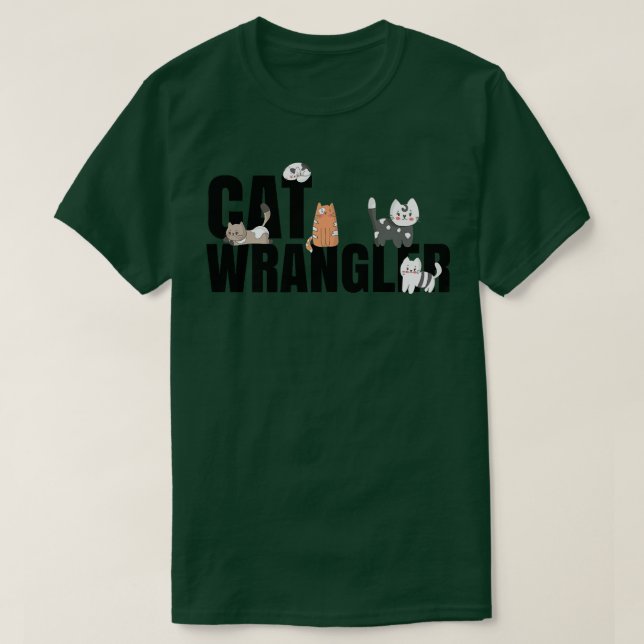 Camiseta Cat Wrangler T (Diseño del anverso)