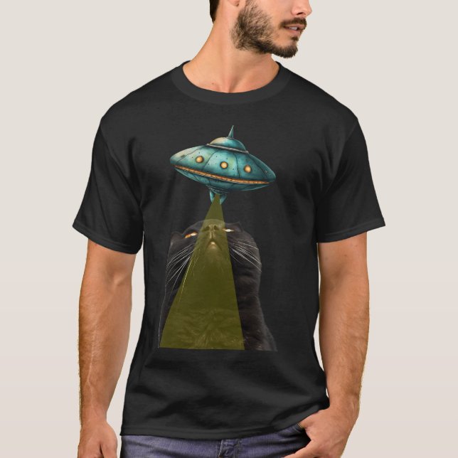 Camiseta Cat Y Ufo (Anverso)