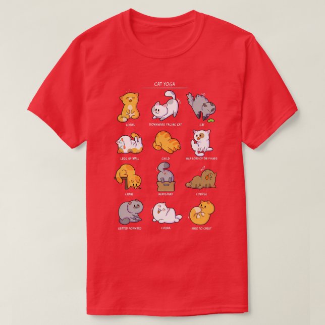 Camiseta Cat yoga Essential TShirt (Diseño del anverso)