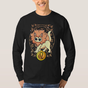 Camiseta Cat Zodiac Leo Horoscope Astrología