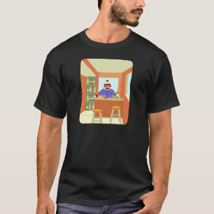 Camiseta Catador del vino del mono del calcetín