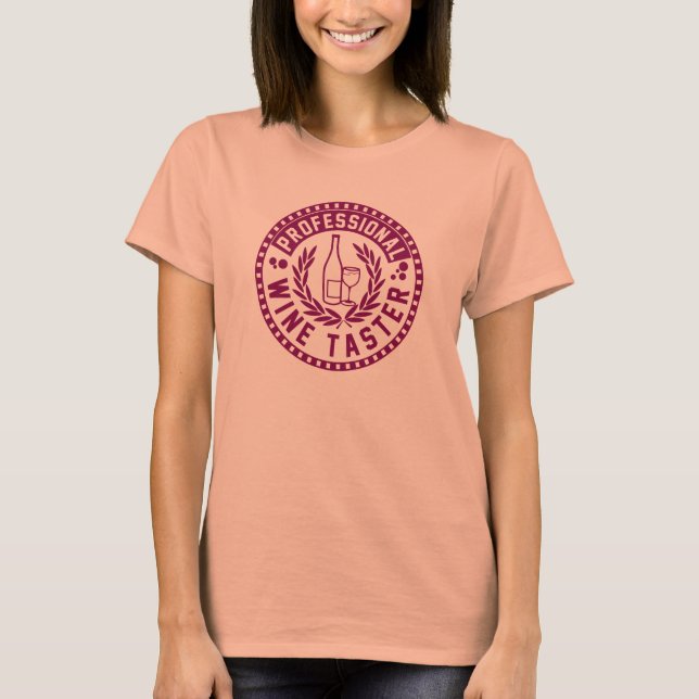 Camiseta Catador profesional del vino (Anverso)
