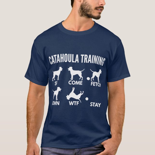 Camiseta Catahoula Leopard Dograining Catahoula Curricks fr (Anverso)