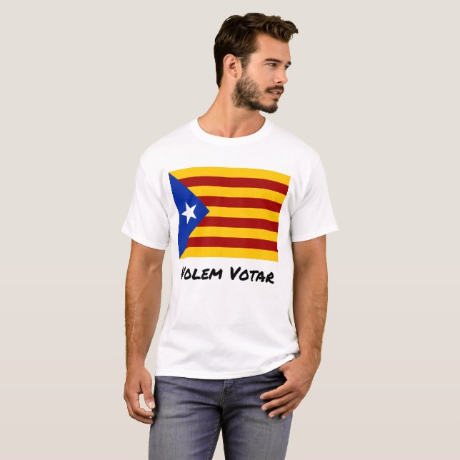Camiseta catalana del referéndum (Anverso completo)