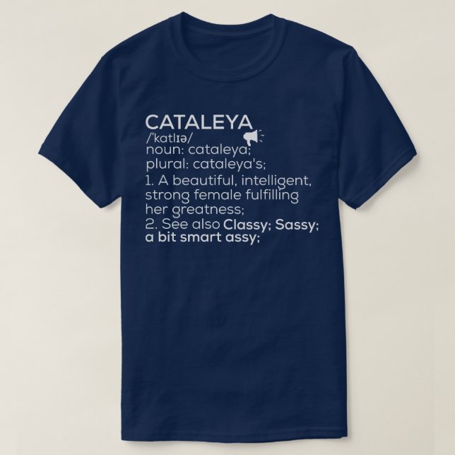 Camiseta Cataleya Nombre Cataleya Definición Cataleya Femen (Diseño del anverso)
