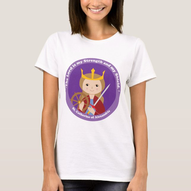 Camiseta Catalina de Alejandría (Anverso)