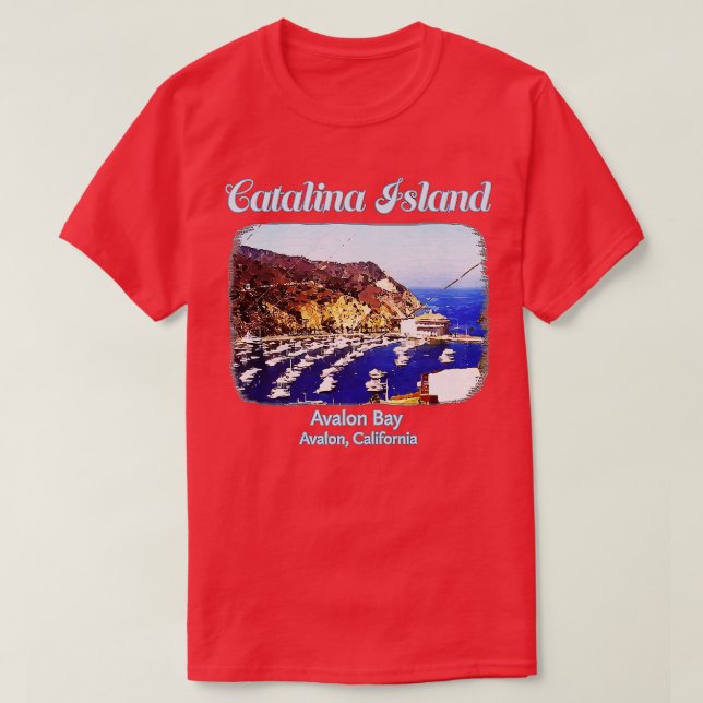 Camiseta Catalina Island Avalon Bay California Beach t (Diseño del anverso)