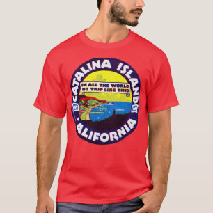 Camiseta Catalina Island California TShirt en los años 30