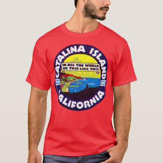 Camiseta Catalina Island California TShirt en los años 30
