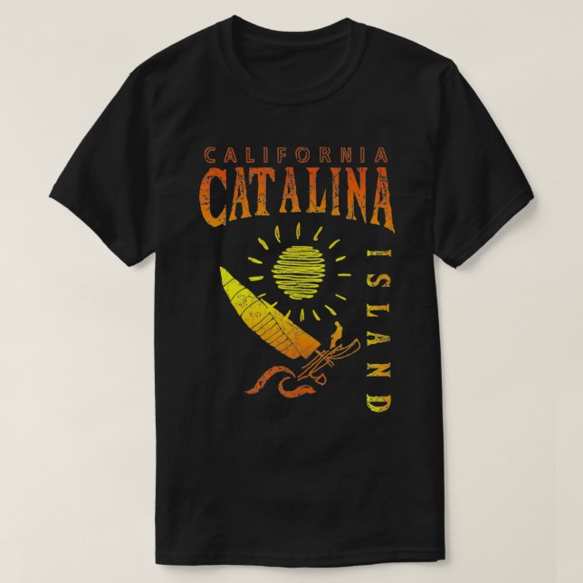 Camiseta Catalina Island Sailing CA (Diseño del anverso)