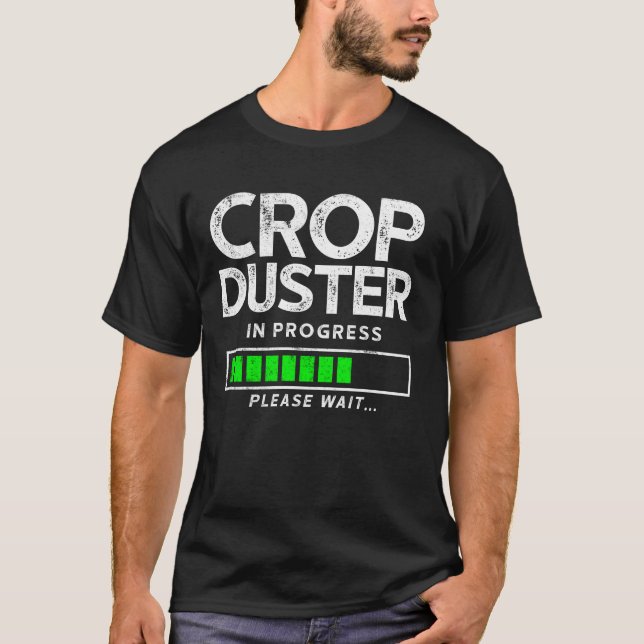 Camiseta Catalizador De cultivos en curso Por favor espere. (Anverso)