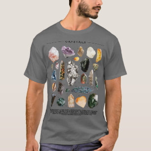 Camiseta Catálogo de cristales de cristal Energía mágica de
