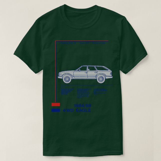 Camiseta catálogo de piezas de AMC EAGLE TShirt (Diseño del anverso)