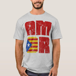 Camiseta Catalonia Amor, Amor, Independencia Catalana