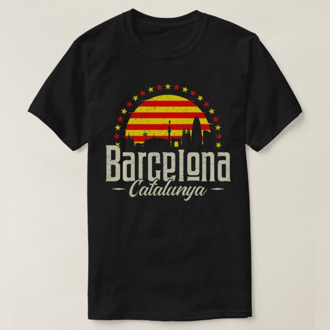Camiseta Catalonia Ciudad Condal Catalunya Barcelona Pullo (Diseño del anverso)