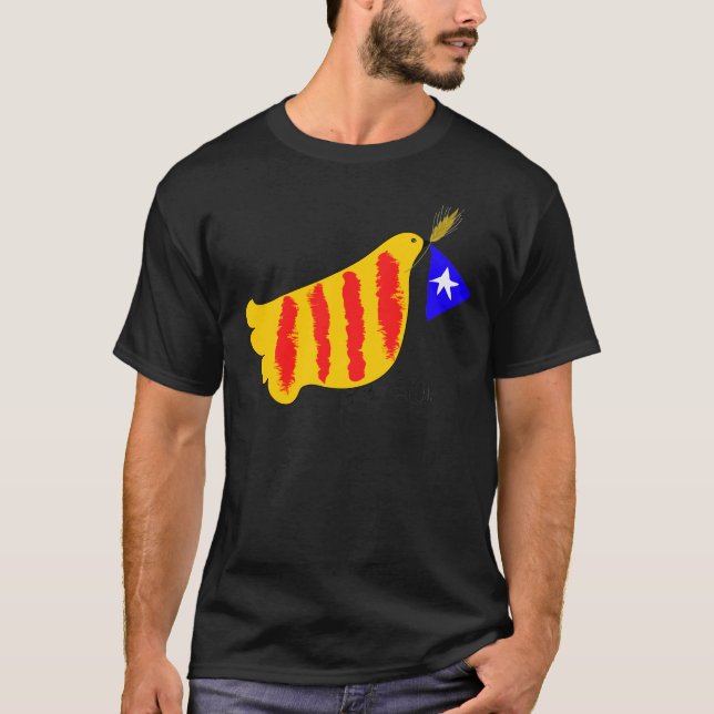 Camiseta Cataluña patriótica, Catalunya llibertat (Anverso)