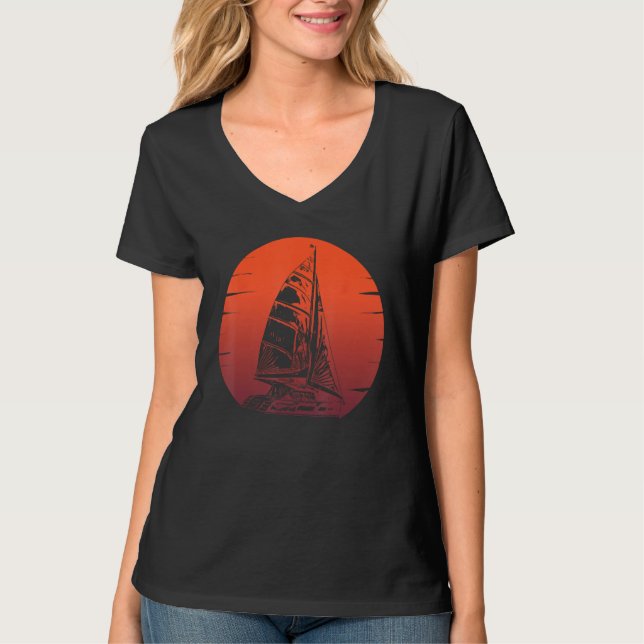 Camiseta Catamaran Boat Sailing 5 (Anverso)