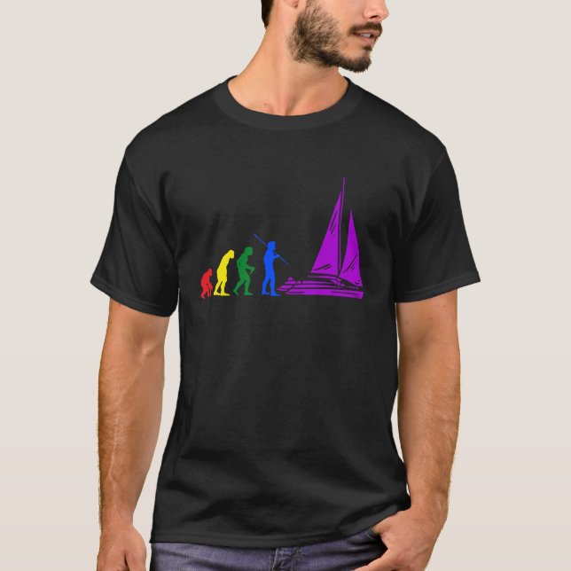 Camiseta Catamarán de la evolución del velo (Anverso)