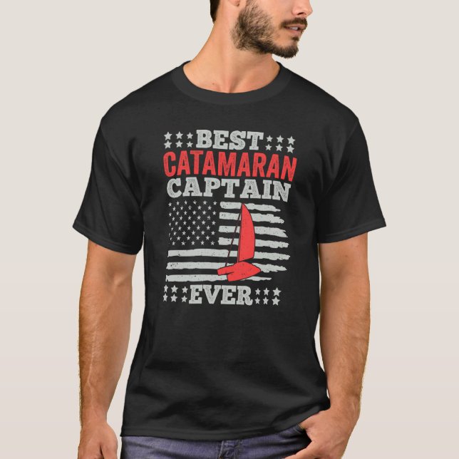 Camiseta Catamaran Sailing Captain Sailor Best Catamaran Ca (Anverso)
