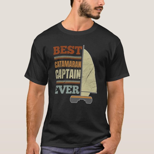 Camiseta Catamaran Sailing Captain Sailor Best Catamaran Ca (Anverso)