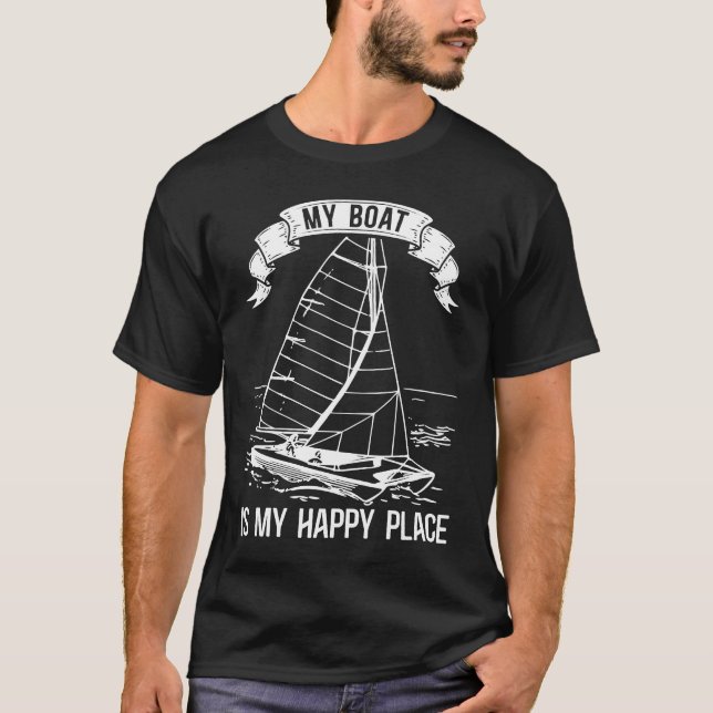 Camiseta Catamaran Two Hulls Sailing Quote Catamaran Captai (Anverso)