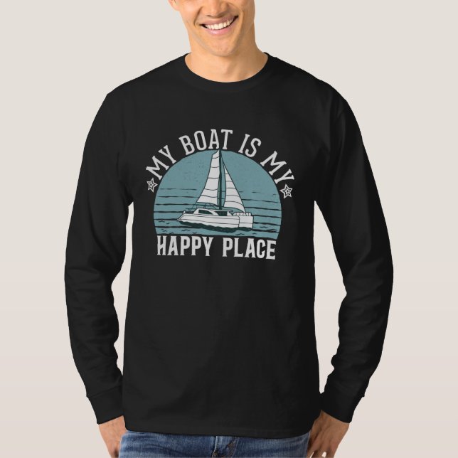 Camiseta Catamaran Two Hulls Sailing Quote Catamaran Captai (Anverso)