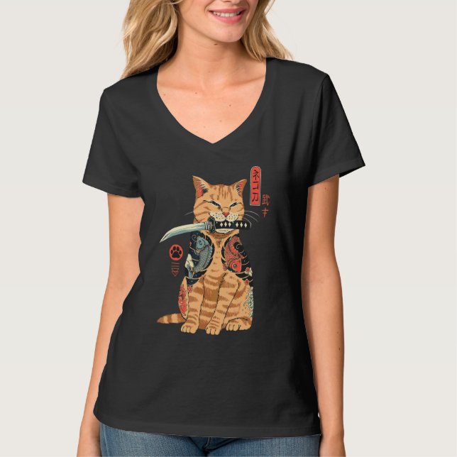 Camiseta Catana Cat (Anverso)