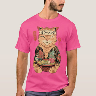 Camiseta Catana - Cute gato de inspiración japonesa 