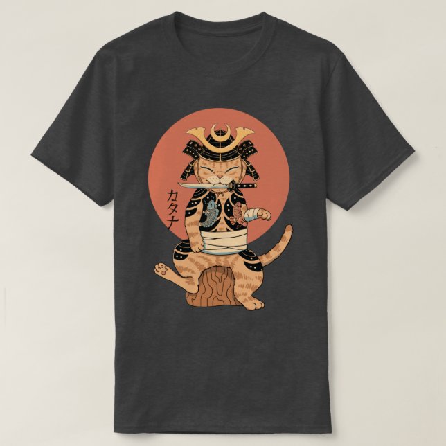 Camiseta Catana Samurai (Diseño del anverso)