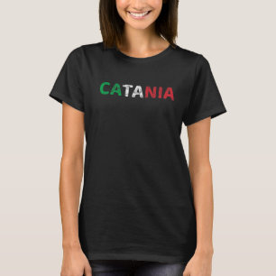 Camiseta Catania Italia Bandera Orgullo italiano Italia Vac