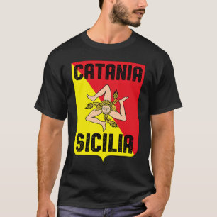 Camiseta Catania Sicilia Provincia de Sicilia Bandera de Si