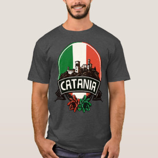 Camiseta Catania Sicilia Retro Región Italiana Diseño