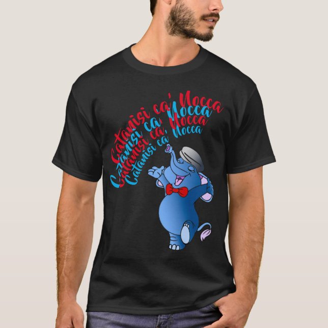 Camiseta Catanisi ca' Nocca magico Elefante  (Anverso)
