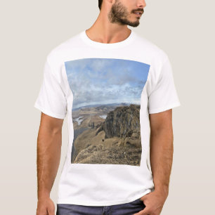 Camiseta Catarata de agua salvaje de Islandia Naturaleza