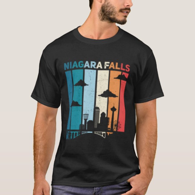 Camiseta Catarata de las cataratas del Niágara Cascada de C (Anverso)